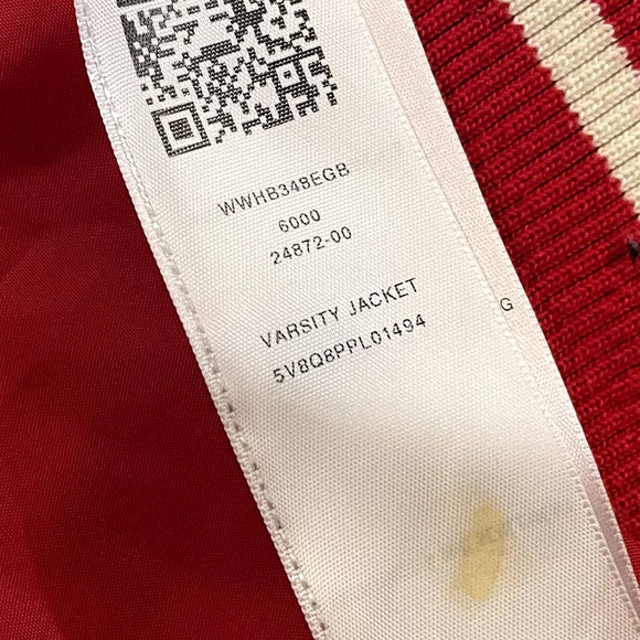 True Religion Size S Varsity Campus Letter Jacket Wool Blend Fashion for Senses - Picture 15 of 16